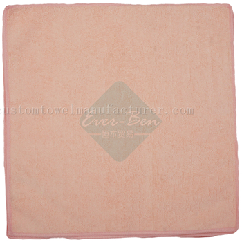 China Bulk Custom microfiber dyeing tulip bath towel Manufacturer Bespoke Rose Color Microfiber Bath Towels Producer Fast Dry Shower Room Towels Supplier